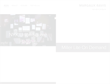 Tablet Screenshot of margauxravis.com